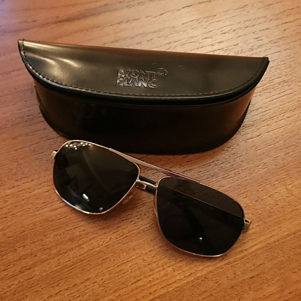 Montblanc Sunglasses -gold plated, polarized